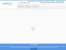 Tablet Screenshot of banolux.com